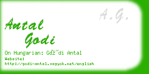 antal godi business card